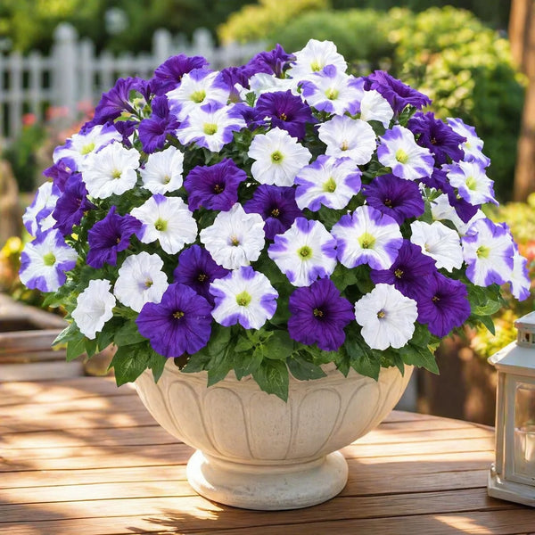 Forever Petunia Planter Blooms